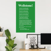 Focus op goed onderwijs, Wellstone 22x36 Poster (Thuiskantoor)
