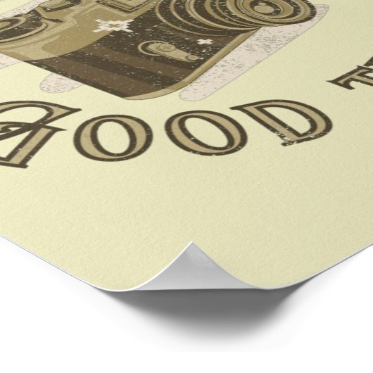 focus op goede dingen positief gezegde poster (Hoek)