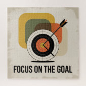 Focus op het doel legpuzzel (Verticaal)