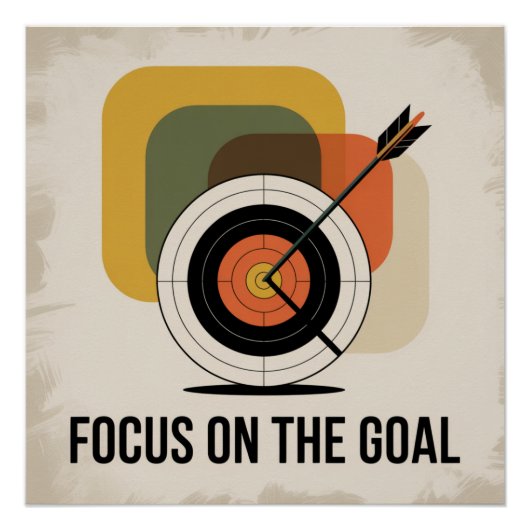 Focus Op Het Doel Perfect Poster (Voorkant)