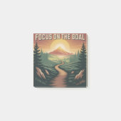 Focus op het doel post-it® notes (Voorkant)