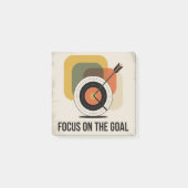 Focus Op Het Doel Post-it® Notes (Voorkant)