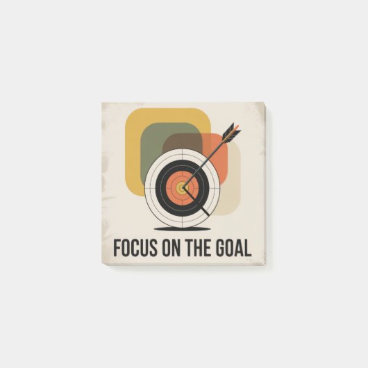 Focus Op Het Doel Post-it® Notes (Voorkant)