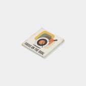 Focus Op Het Doel Post-it® Notes (Schuin)