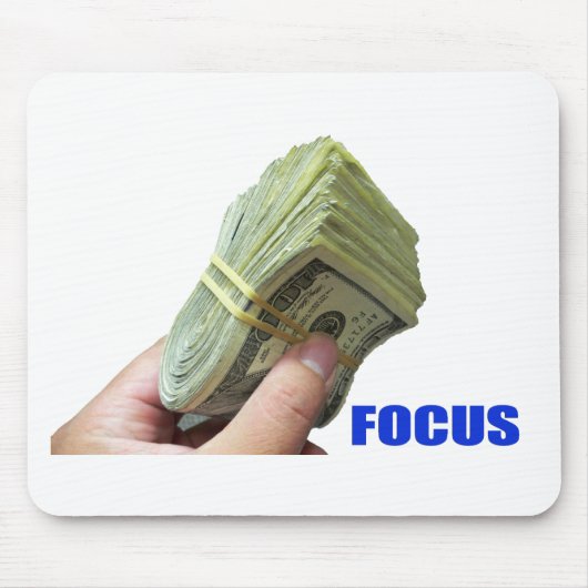 FOCUS OP HET GELD MUISMAT (Voorkant)