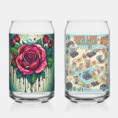 Focus op het gevoel blikvorm glas (Achterkant)
