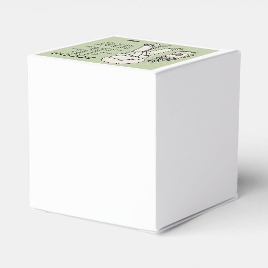 Focus op het goede bedankdoosjes (Achterkant)