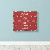 Focus Op Het Goede Canvasprint Canvas Afdruk (Insitu (Houten vloer))