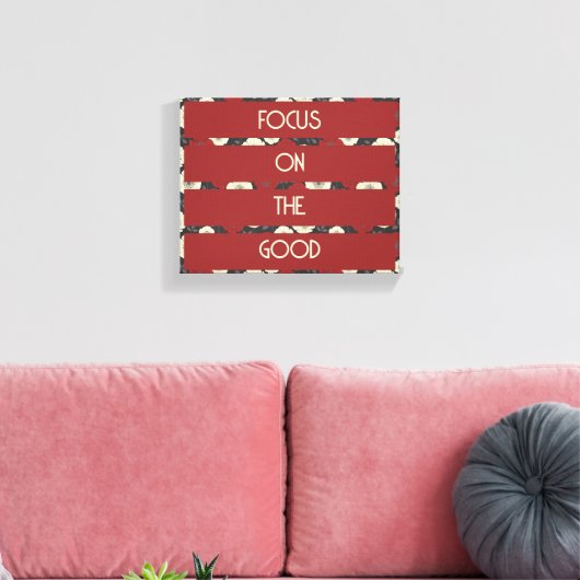Focus Op Het Goede Canvasprint Canvas Afdruk (Insitu (Woonkamer))