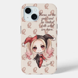 Focus op het goede en wees tevreden met wat we heb iPhone 15 case