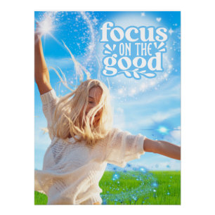 Focus op het Goede Inspiratieposter Perfect Poster