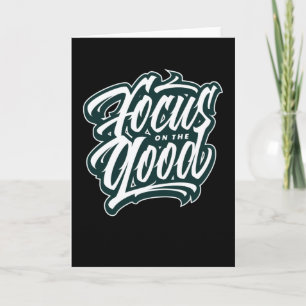 Focus op het goede kaart