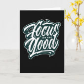 Focus op het goede kaart (Gele Bloem)