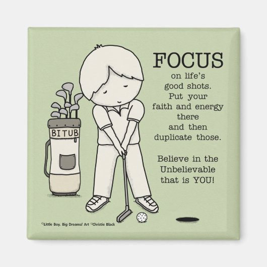 Focus op het goede magneet (Voorkant)