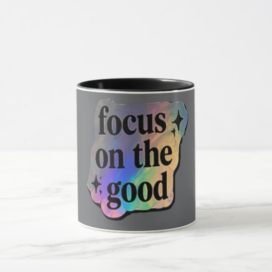 Focus op het Goede – Positieve Bevestiging Mok (Midden)