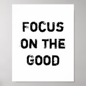Focus op het goede. poster (Voorkant)
