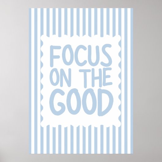 Focus op het goede Poster (Voorkant)