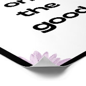 Focus op het goede, Quote Poster (Hoek)