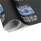 Focus op het goede spul Positive Pun Dark BG Cadeaupapier (Rol Hoek)