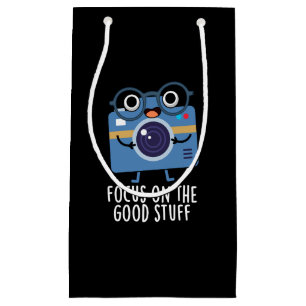 Focus op het goede spul Positive Pun Dark BG Klein Cadeauzakje