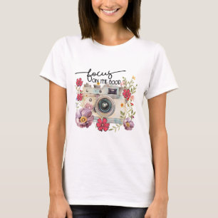 Focus op het goede t-shirt