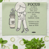 Focus op het goede theedoek (Gevouwen)