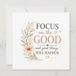 Focus op het Goede – Vintage Bloem Inspirerend P