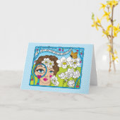 Focus Op Het Goede_Wenskaart Kaart (Gele Bloem)
