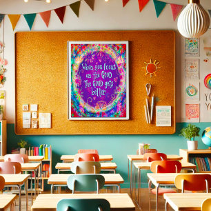 Focus op het ‘Good’ Motivatie Inspirivity Poster