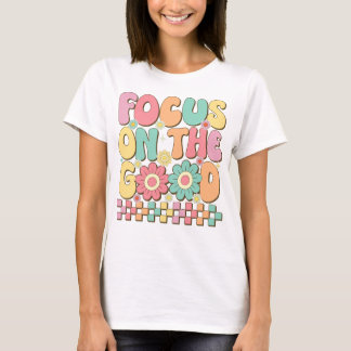 focus op het Inspirerend van de positieve mindset T-shirt