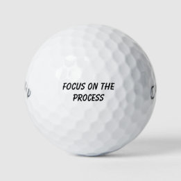 'Focus op het proces' cadeau voor mentale spel gol Golfballen