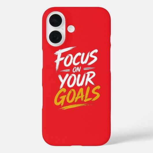 Focus Op Je Doelen Motivatie Case-Mate iPhone Case (Achterkant)