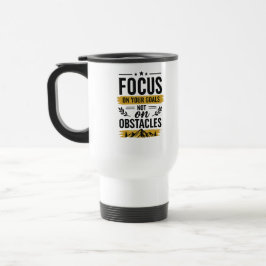 Focus op je doelen Motivatie Reisbeker