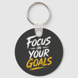 Focus Op Je Doelen Motivatie Sleutelhanger