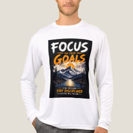 Focus op je doelen Motivatie Tri-Blend Shirt
