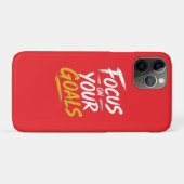 Focus op je Doelen Motiverend Case-Mate iPhone Case (Achterkant (horizontaal))