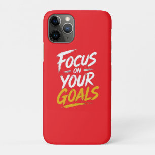 Focus op je Doelen Motiverend Case-Mate iPhone Case