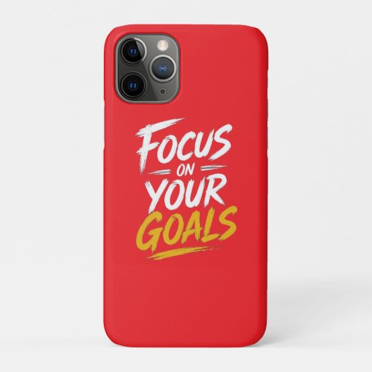 Focus op je Doelen Motiverend Case-Mate iPhone Case (Achterkant)
