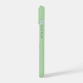 Focus op je doelen Sage Green Motiverende iPhone 15 Case (Linkerkant)