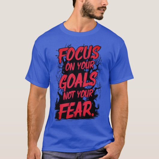 "FOCUS OP JE DOELEN" T-SHIRT (Voorkant)