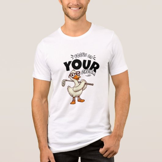 Focus op je droom Tri-Blend shirt (Voorkant)