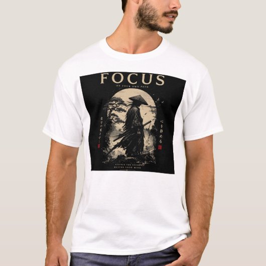 Focus op je eigen pad t-shirt (Voorkant)