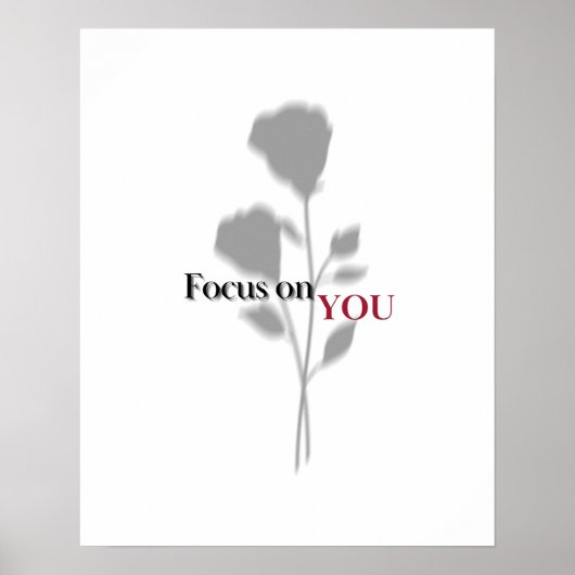 Focus op je Poster (Voorkant)