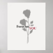 Focus op je Poster (Voorkant)