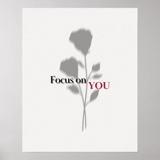 Focus op je Poster (Voorkant)