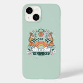 Focus op Kindness Groovy Graphic Case-Mate iPhone Case (Achterkant)