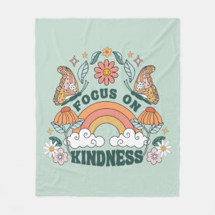 Focus op Kindness Groovy Graphic Fleece Deken