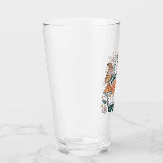 Focus op Kindness Groovy Graphic Glas (Rechts)