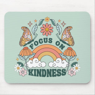 Focus op Kindness Groovy Graphic Muismat