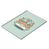 Focus op Kindness Groovy Graphic Notitieboek (Linkerzijde)